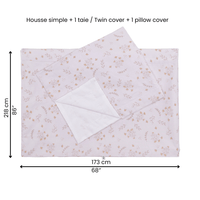 Housse de couette 39" + cache-oreiller - Printemps