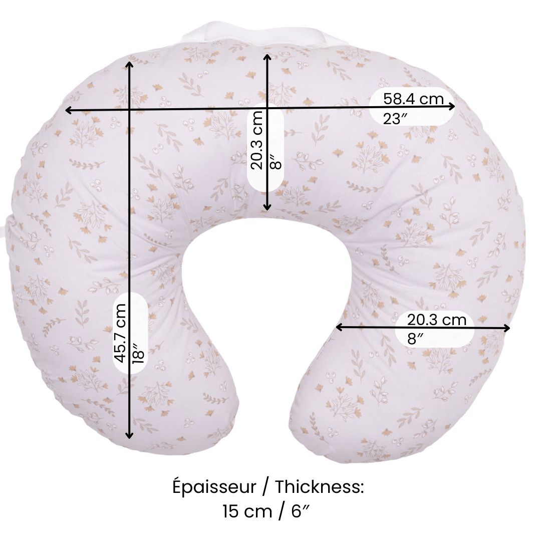 Coussin d'allaitement - Printemps