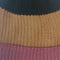 Acrylic hat with fleece lining - Black/Toffee/Punch