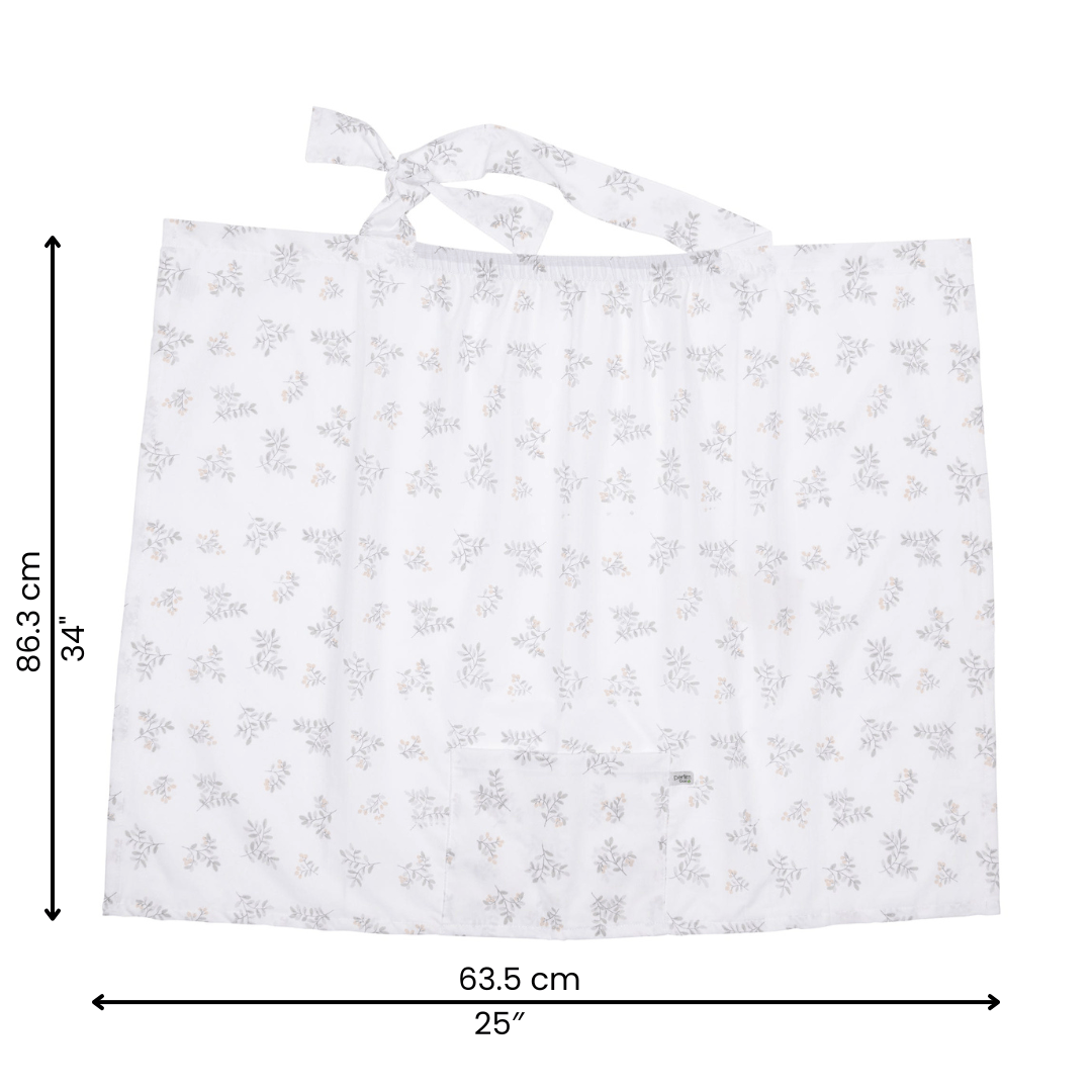 Châle d'allaitement - Feuilles