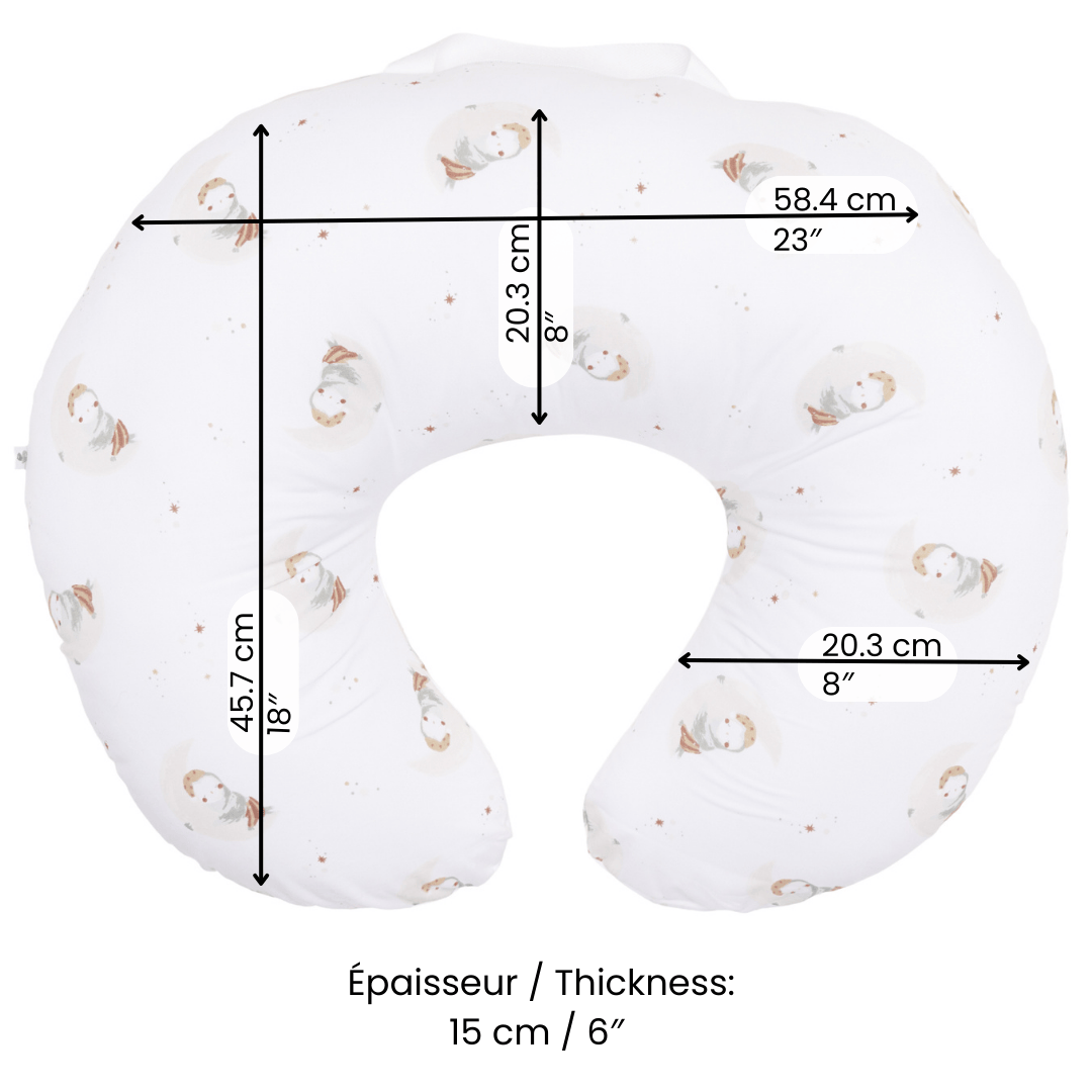 Coussin d'allaitement - Hiboux