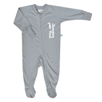 Bamboo baby sleeper - Pebble