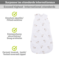 Woven cotton sleep sack - Owls (2 tog)