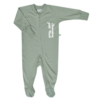 Bamboo baby sleeper - Moss Green