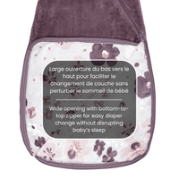 Sac de nuit en peluche - Raisin uni (1.5 Togs)