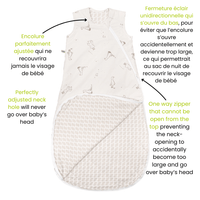 Woven cotton sleep sack - Goose (2.0 togs)