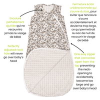 Woven cotton sleep sack - Honeybees by Solange Pilote (2.0 togs)