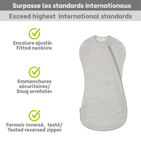 Bamboo newborn sleep sack - Moon (1.0 tog)