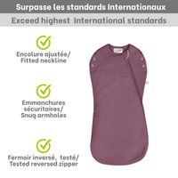 Bamboo newborn sleep sack - Porto (1.0 tog)