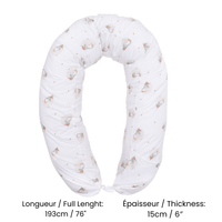 Oreiller de grossesse multi-fonctions - Hiboux
