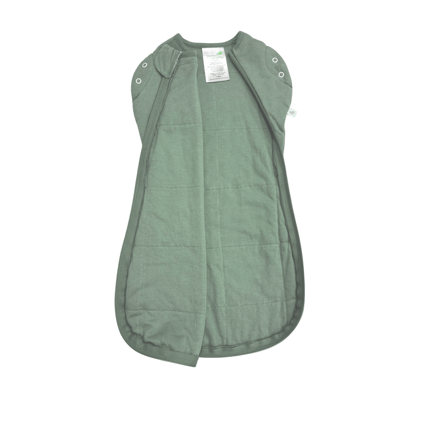 Bamboo newborn sleep sack - Hunter Green (1.0 tog)