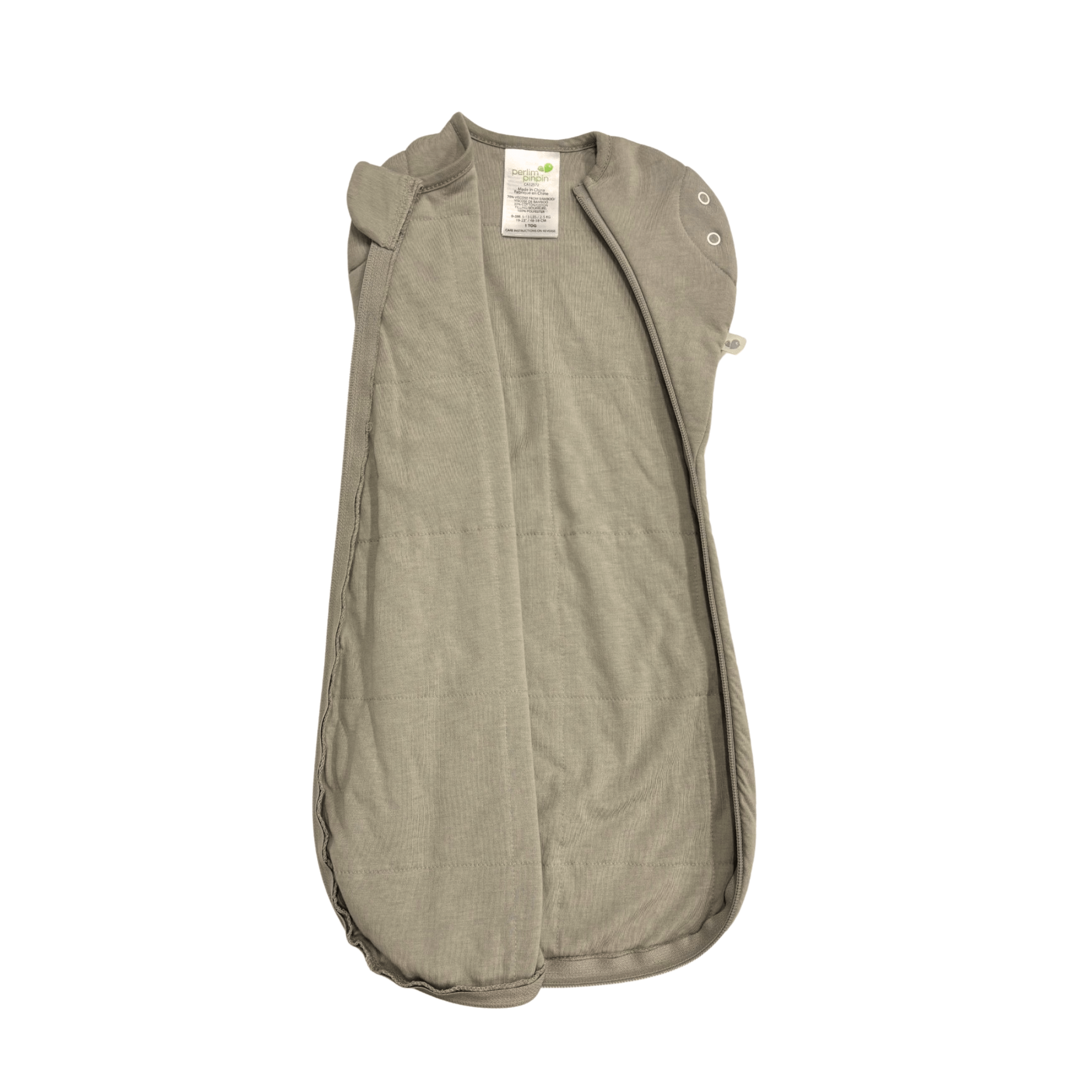 Bamboo newborn sleep sack - Taupe (1.0 tog)