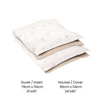 Housse et couette pour lit de bébé - Petites Oies