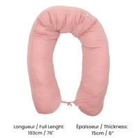 Bamboo multifunctional pregnancy pillow - Lotus
