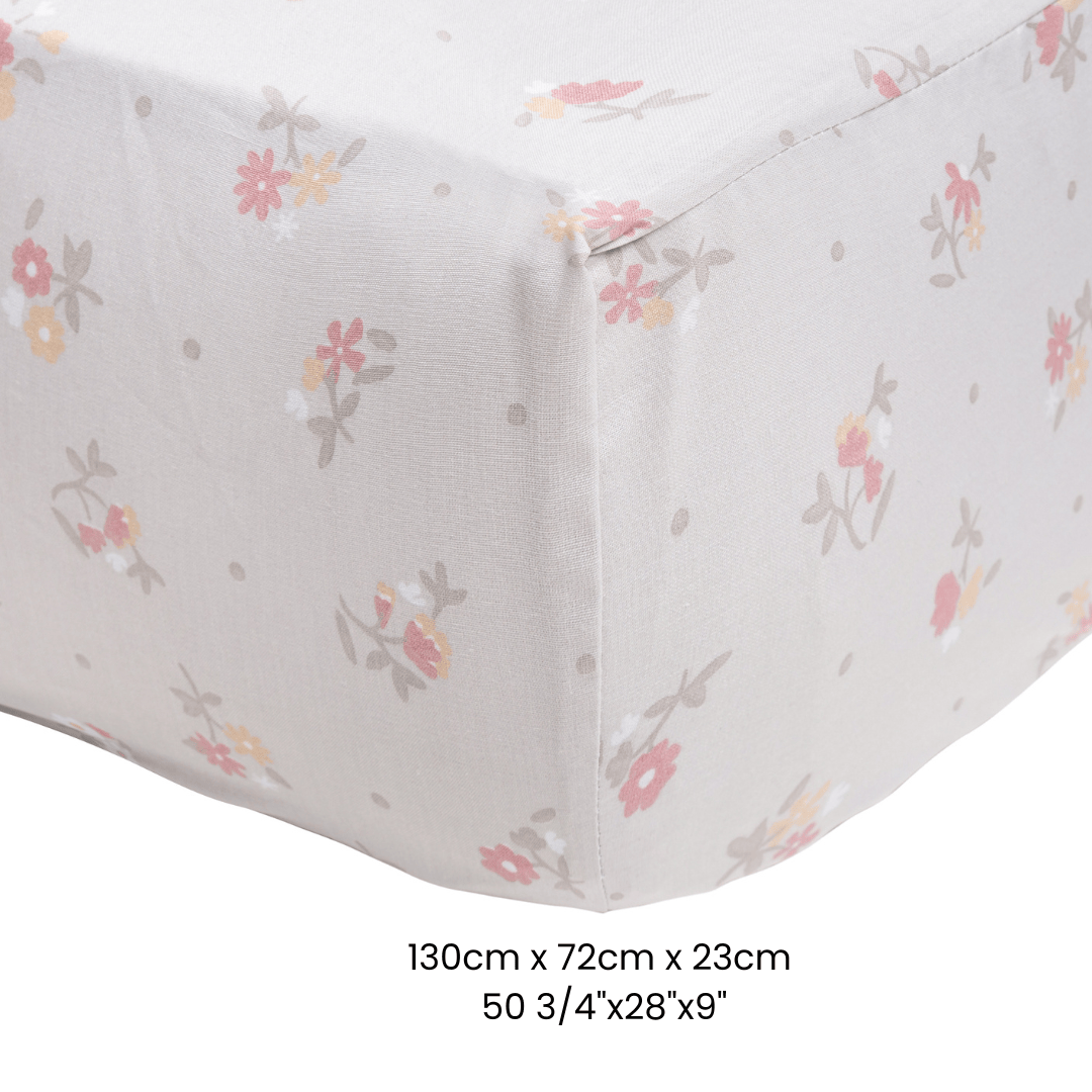 Drap contour - Fleurs