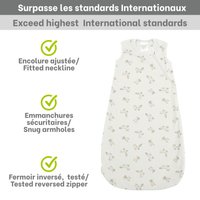 Velvet sleep sack - Fox (1.0 tog)