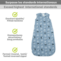 Velvet sleep sack - Polar (1.0 tog)