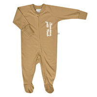 Bamboo baby sleeper - Honey