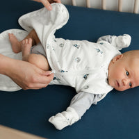 Bamboo Fitted sheet - Denim