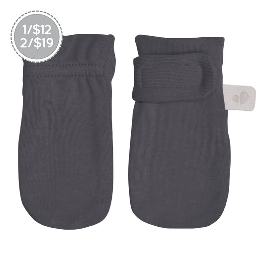 Bamboo scratch mittens - Charcoal