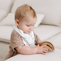 Bamboo bibs pack (3) - Moon, Charcoal & Helicopter