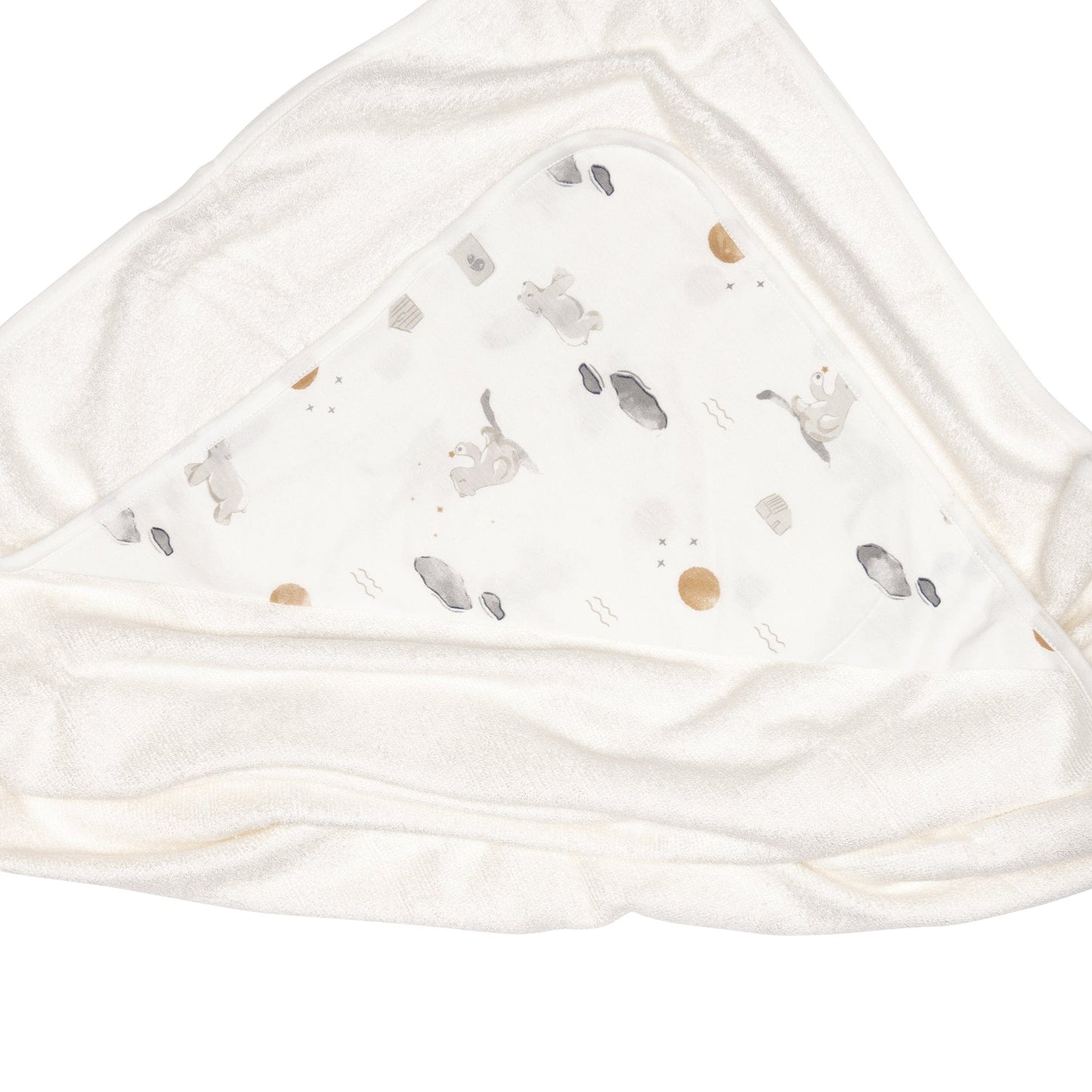 Bamboo hooded towel - Full Moon