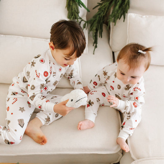 Pyjama pour bébé en bambou - Biscuits