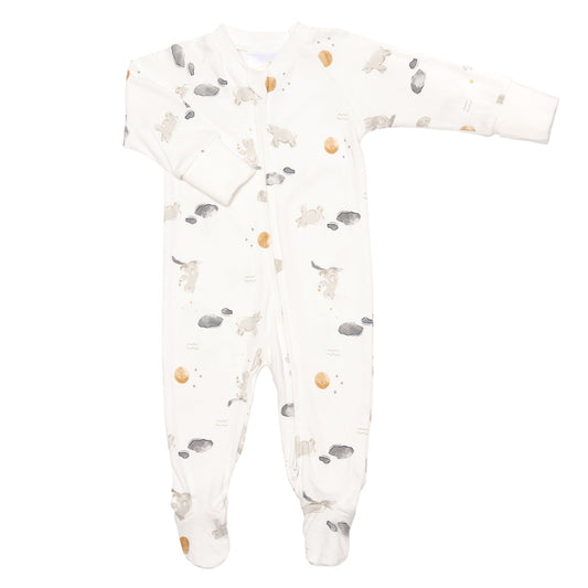 Pyjama pour bébé en bambou - Pleine Lune