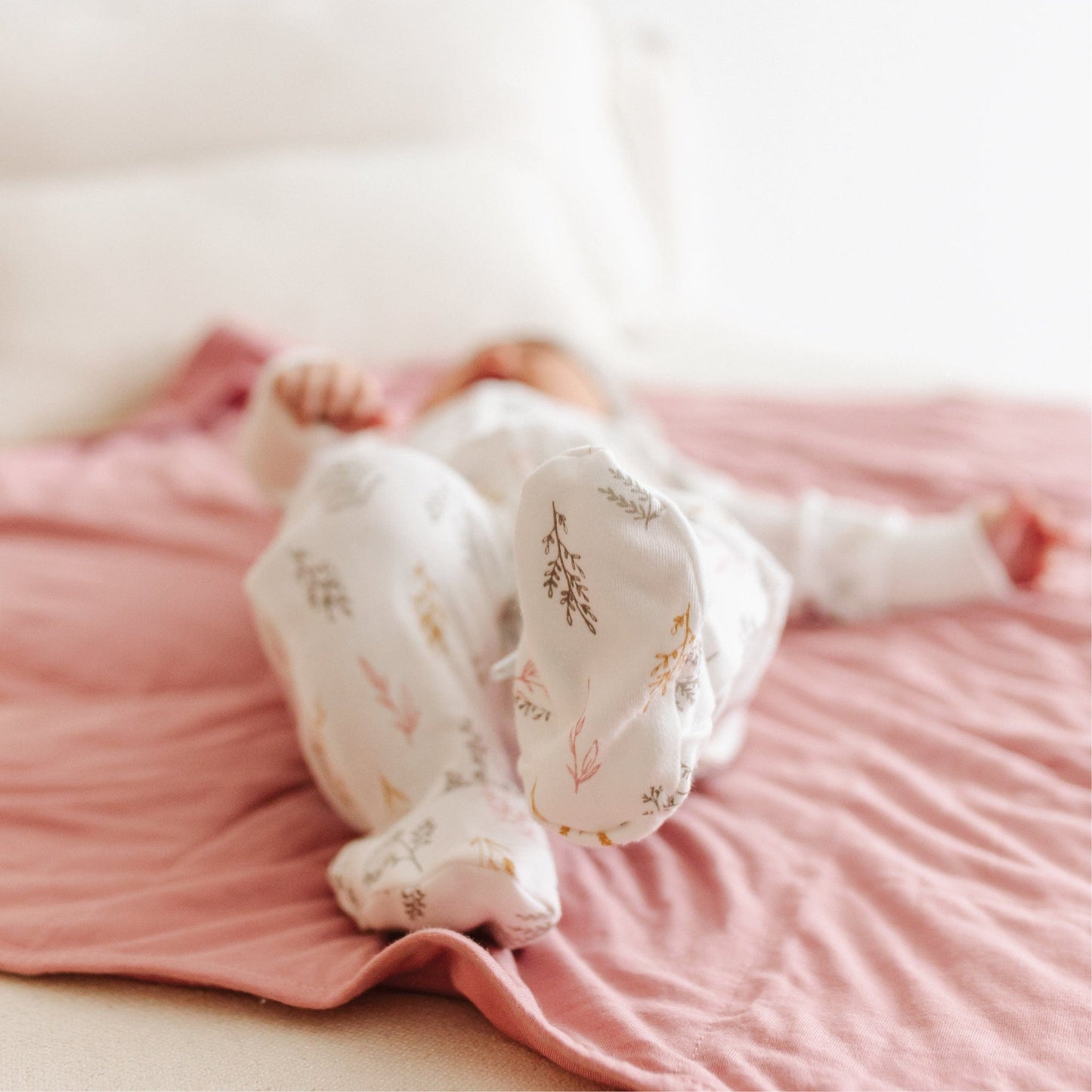 Bamboo baby sleeper - Wheat