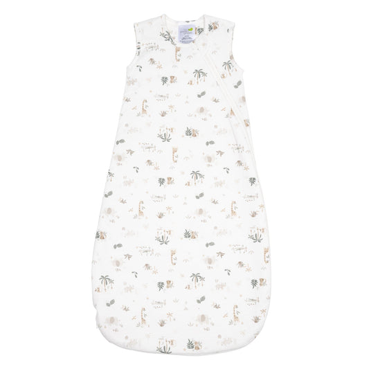 Quilted bamboo sleep sack - Jungle (1.0 tog)