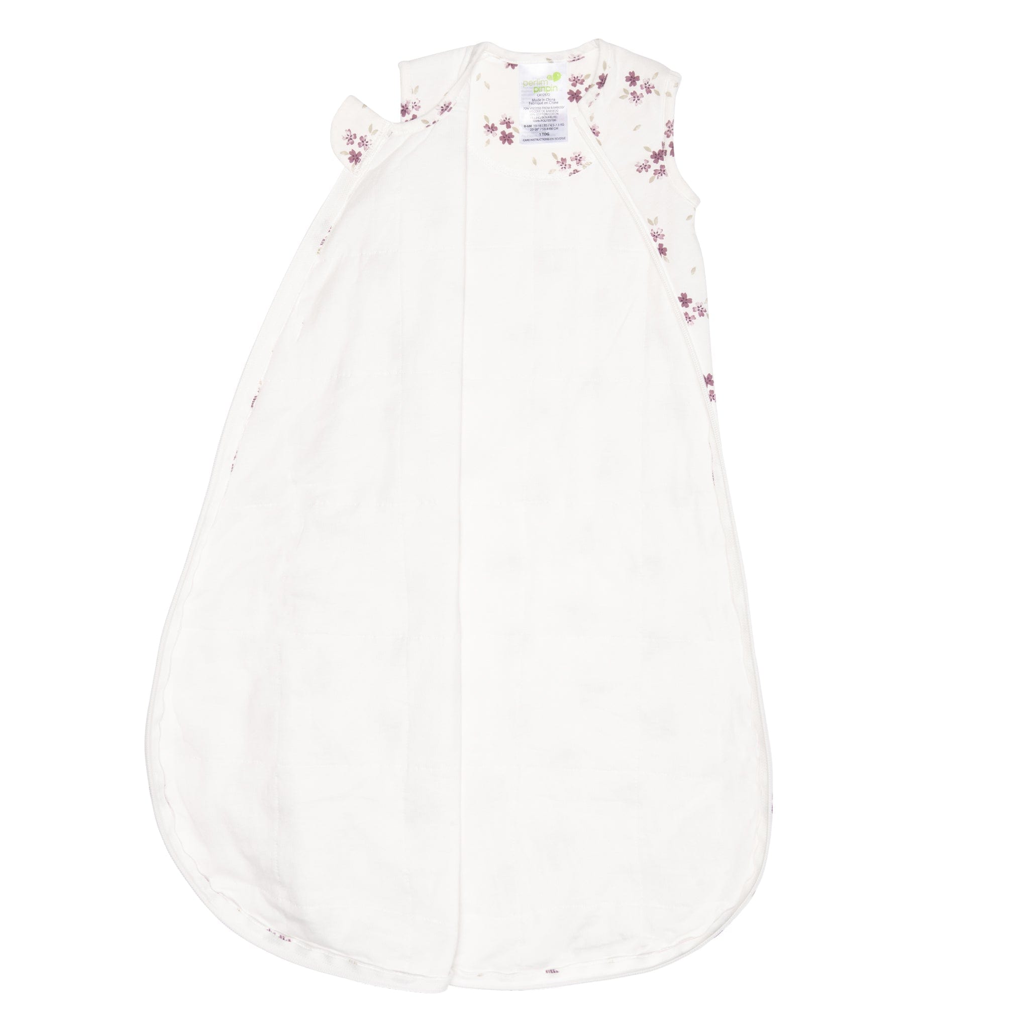 Quilted bamboo sleep sack - Malvas (2.5 togs)