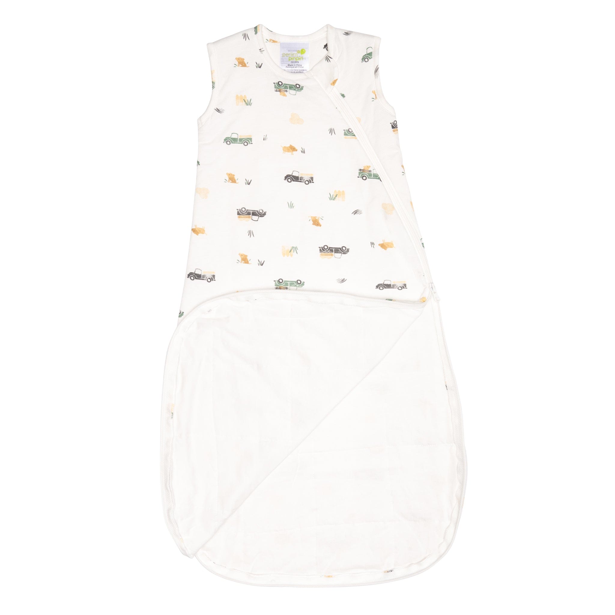 Quilted bamboo sleep sack - Prairies (2.5 togs)