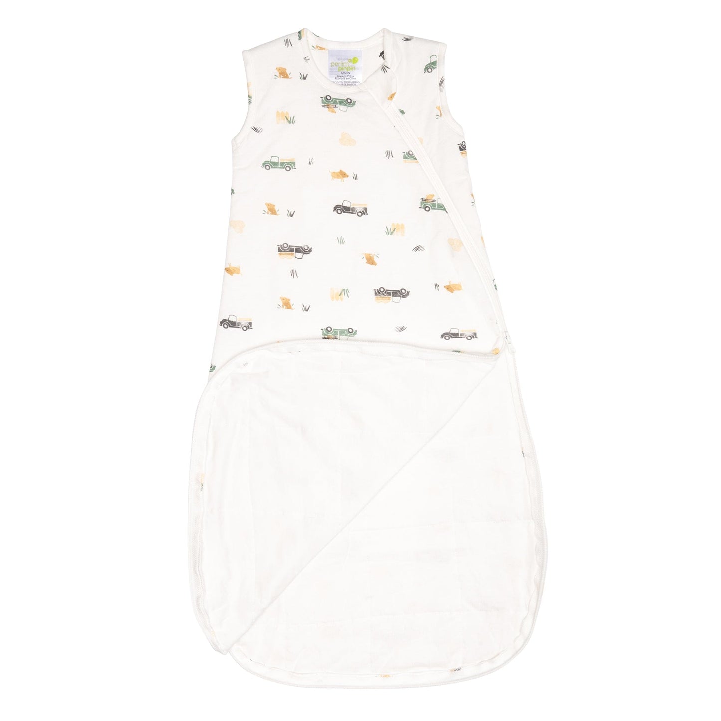 Quilted bamboo sleep sack - Prairies (2.5 togs)