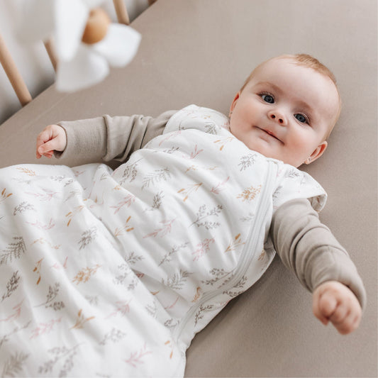 Quilted bamboo sleep sack - Wheat (2.5 togs)