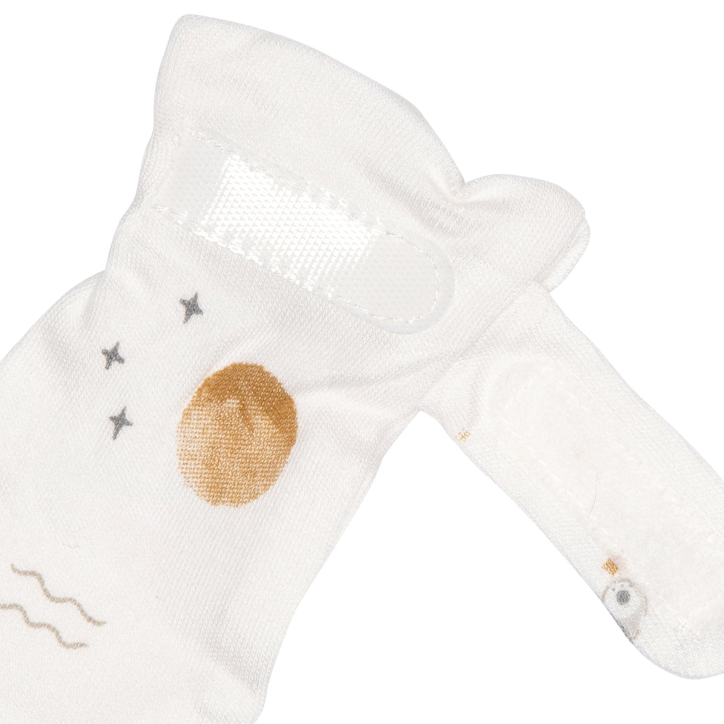 Newborn bamboo scratch mittens - Full Moon