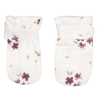 Newborn bamboo scratch mittens - Malvas