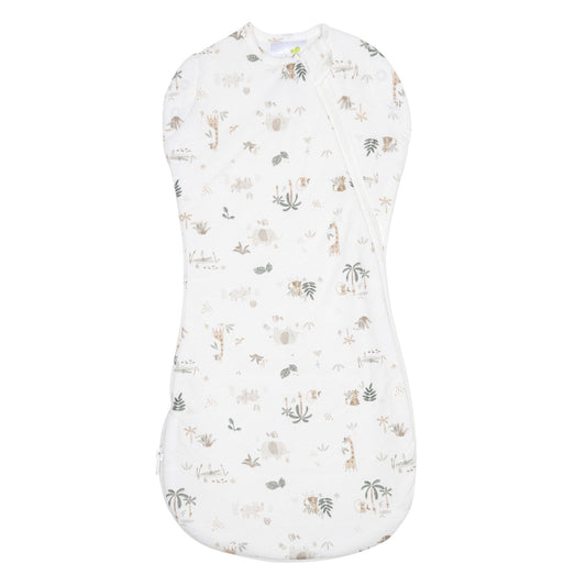 Bamboo newborn sleep bag - Jungle (1.0 tog)