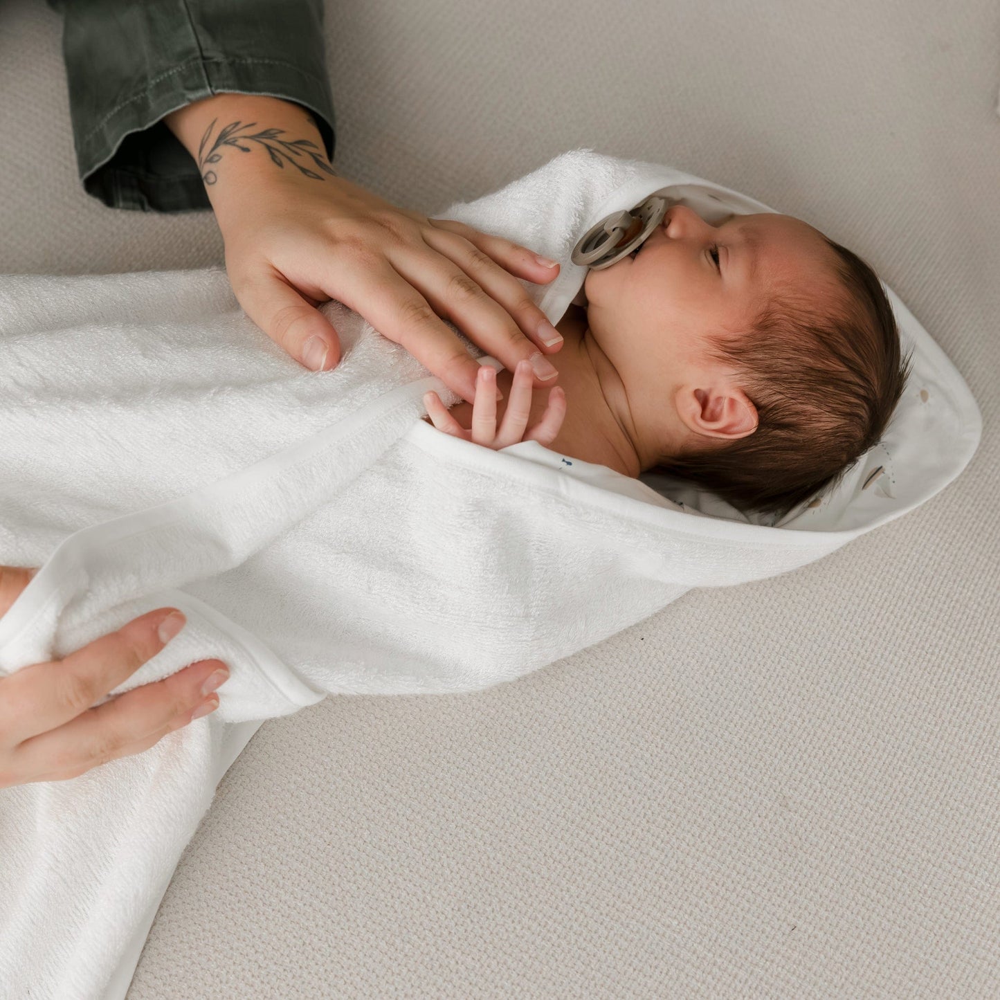 Bamboo hooded towel - Ocean