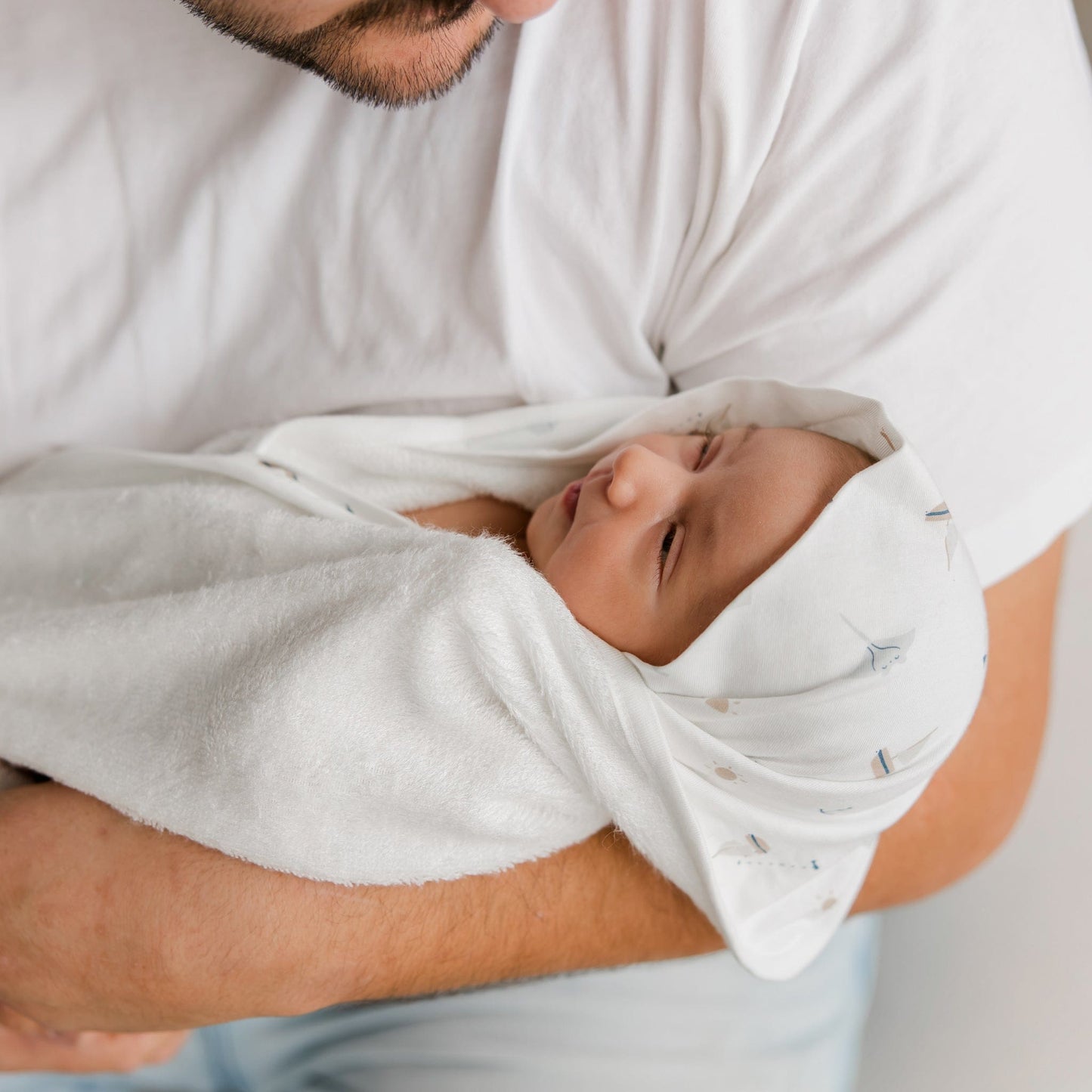 Bamboo hooded towel - Ocean