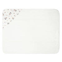 Serviette à capuchon en bambou - Fleurs aquarelle