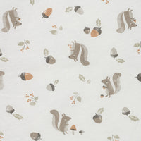 Drap contour en bambou - Écureuil
