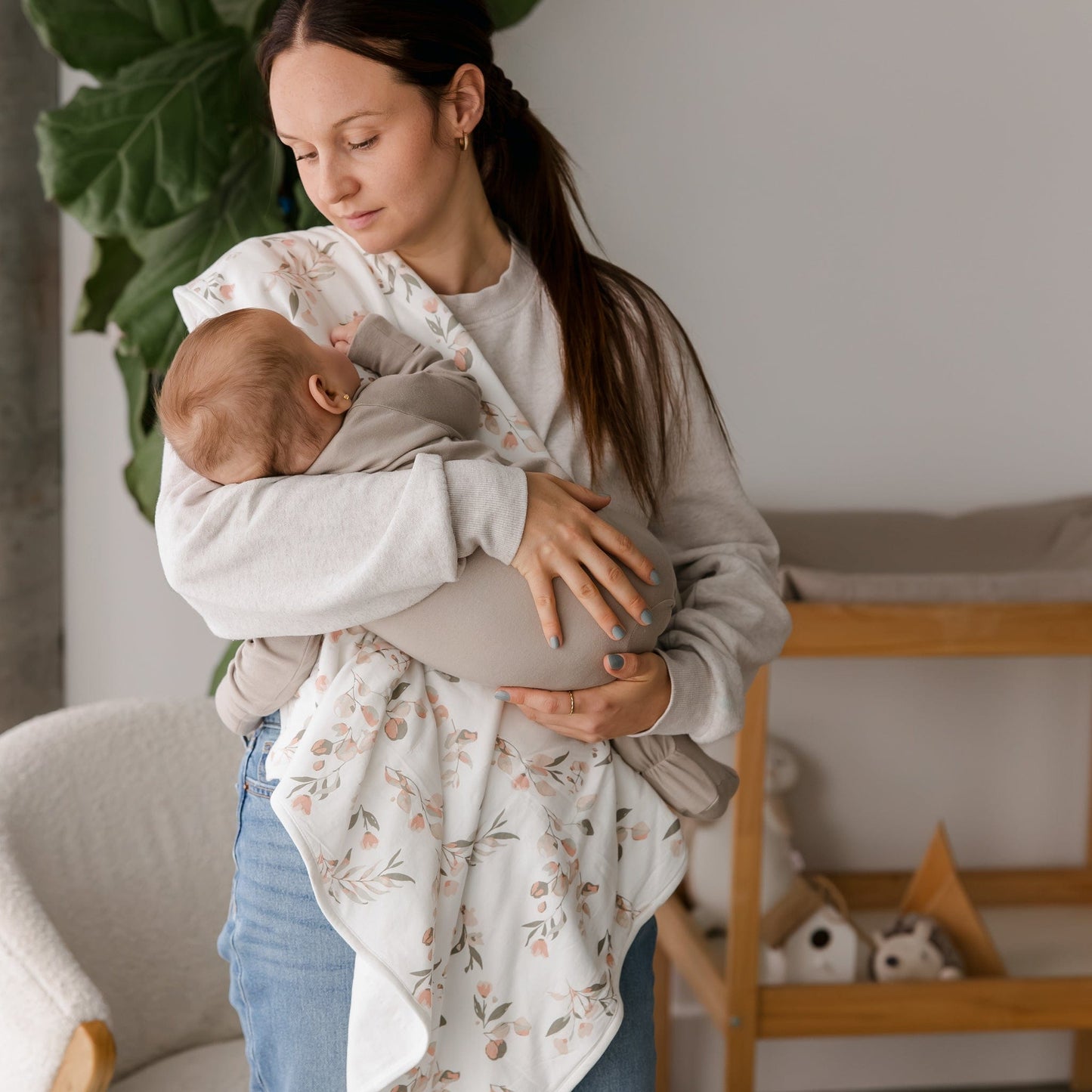 Bamboo blanket - Leaves