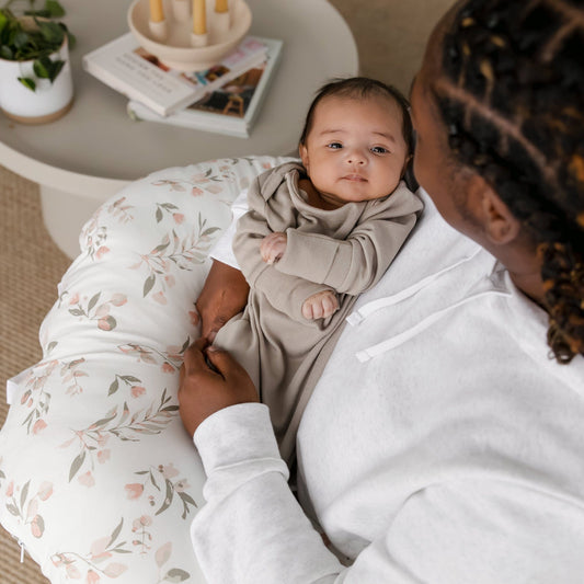 Bamboo nursing pillow - Leaves