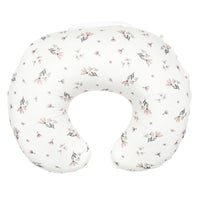 Coussin d'allaitement en bambou - Fleurs aquarelle