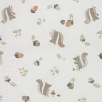 Bamboo nursing pillow cover - Squirrels (COVER ONLY)