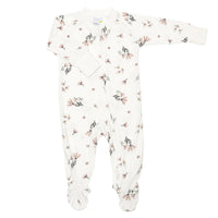 Bamboo baby sleeper - Watercolor Flowers