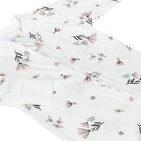 Bamboo baby sleeper - Watercolor Flowers