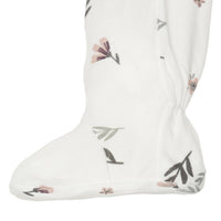 Bamboo baby sleeper - Watercolor Flowers