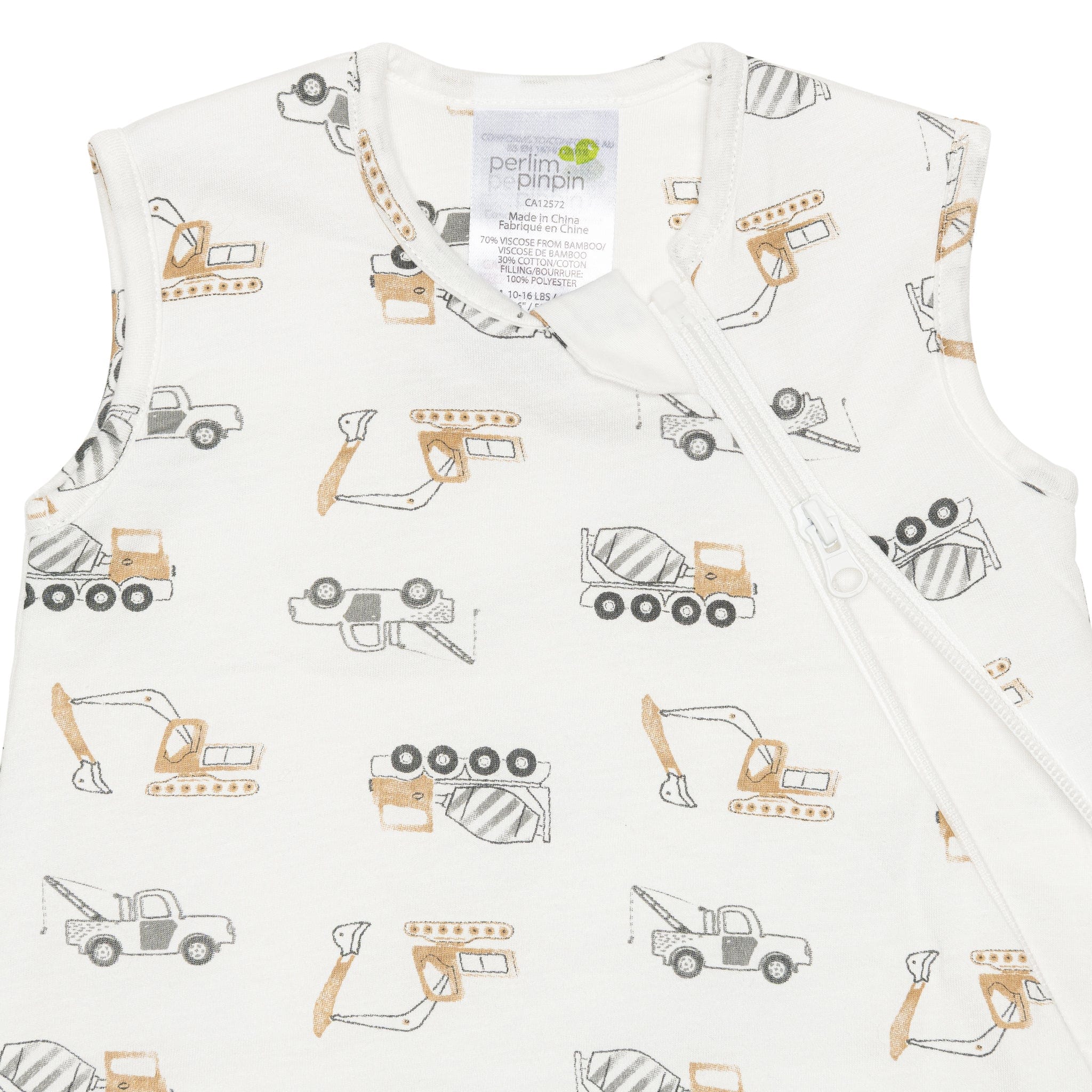 Quilted bamboo sleep sack - Construction (1.0 tog)