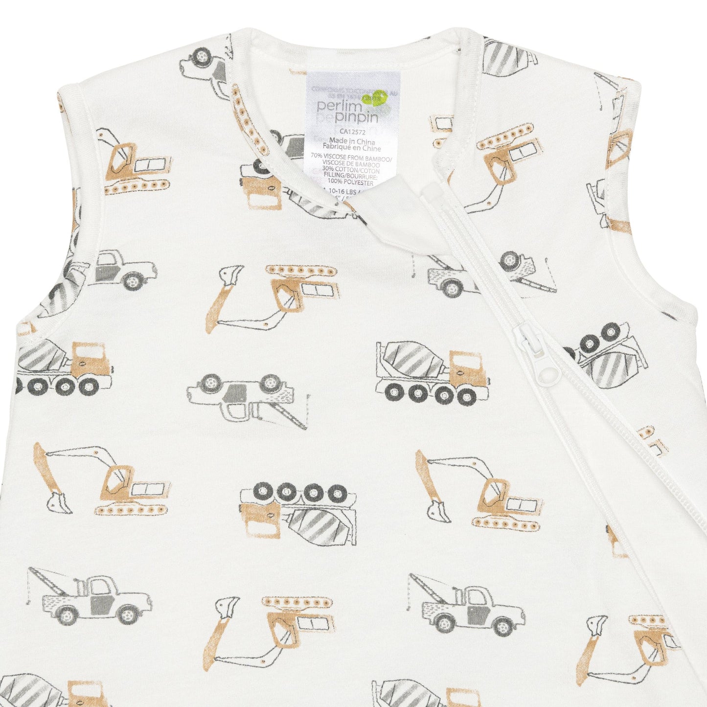 Quilted bamboo sleep sack - Construction (1.0 tog)